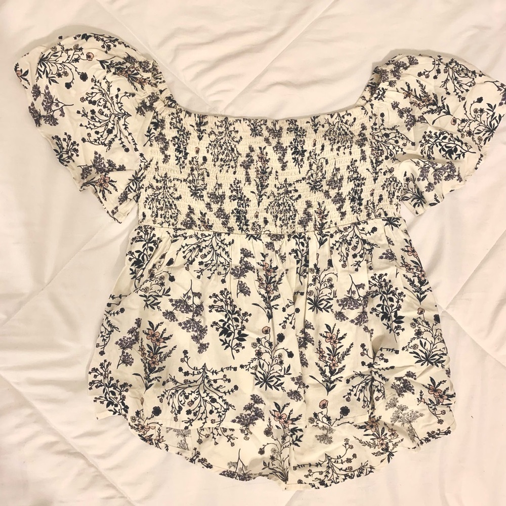 Abound Smocked off the shoulder top